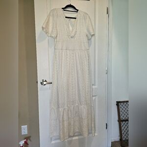 Maeve Ivory Lace Dress